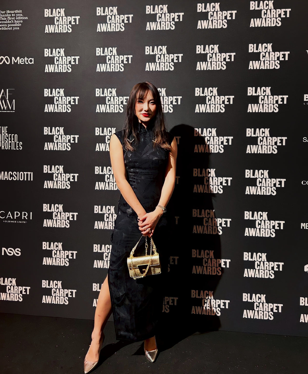 Viola Zheng: Illuminando la Milano Fashion Week 2023 alla Black Carpets Awards