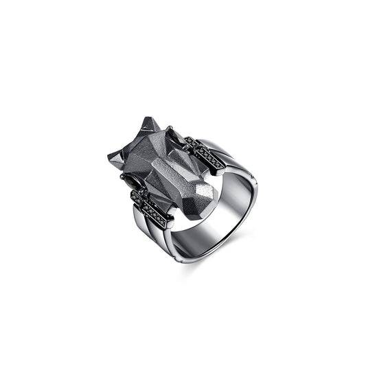 Horse Unisex Ring Black