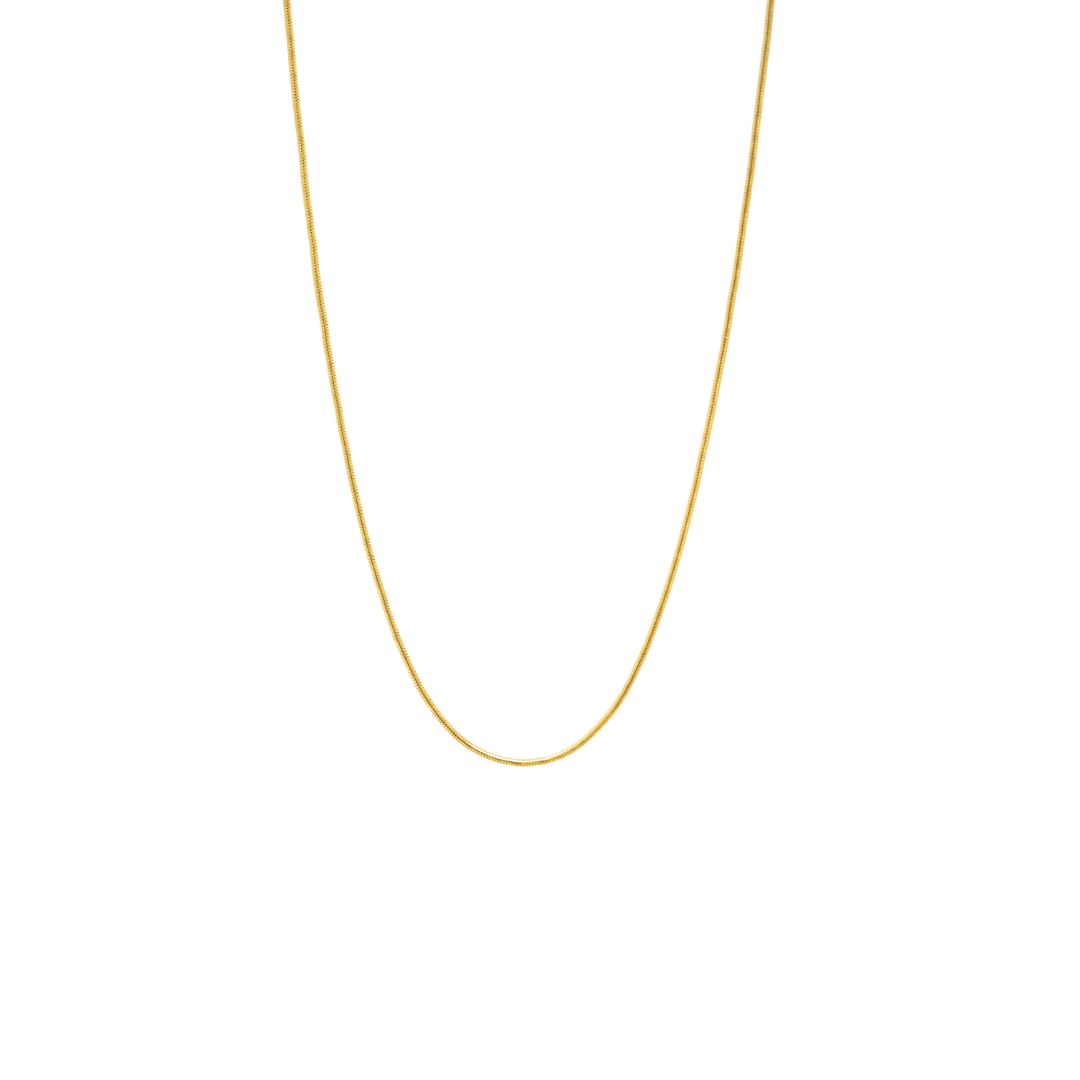 Snake Chain Necklace Gold