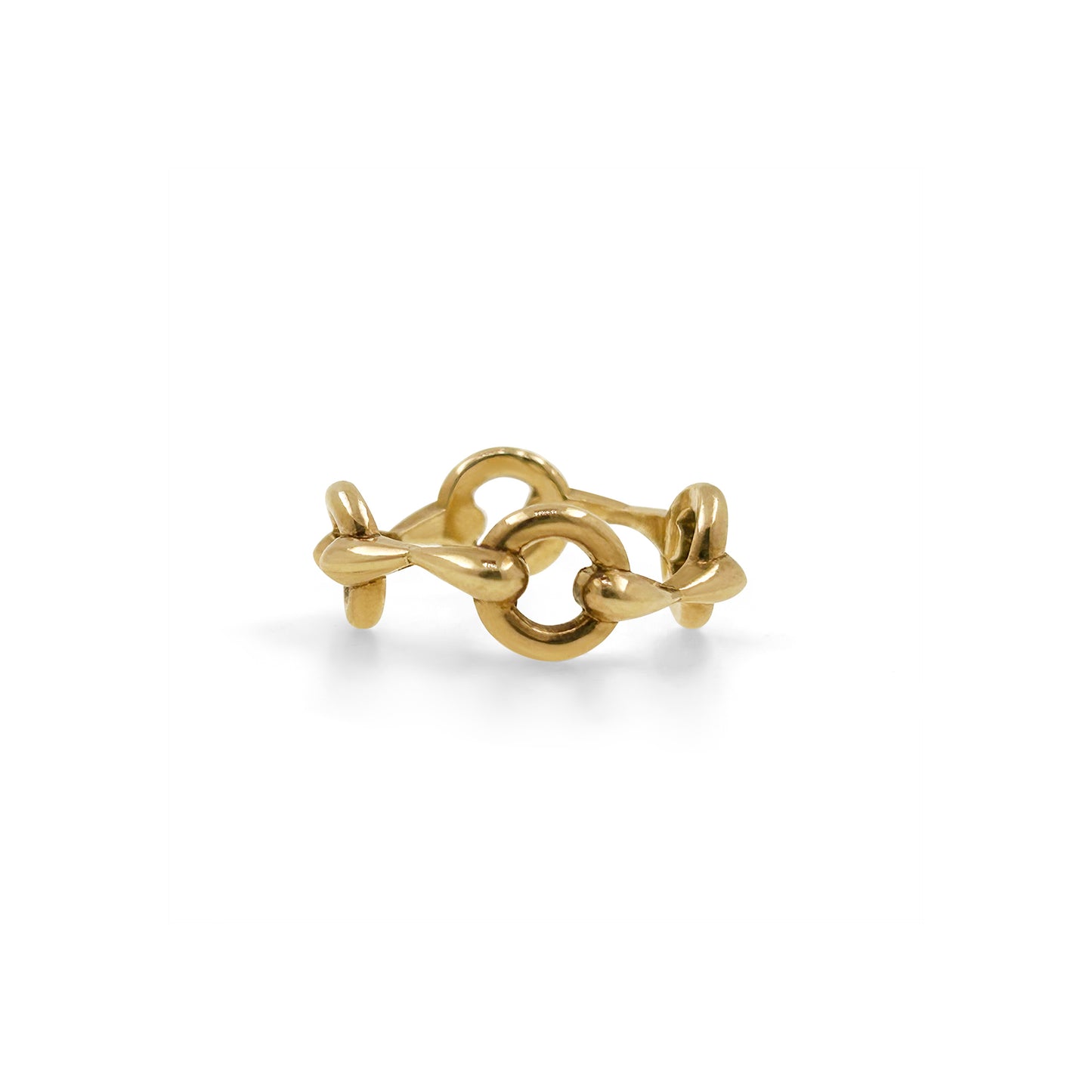 Horsebits Ring Gold